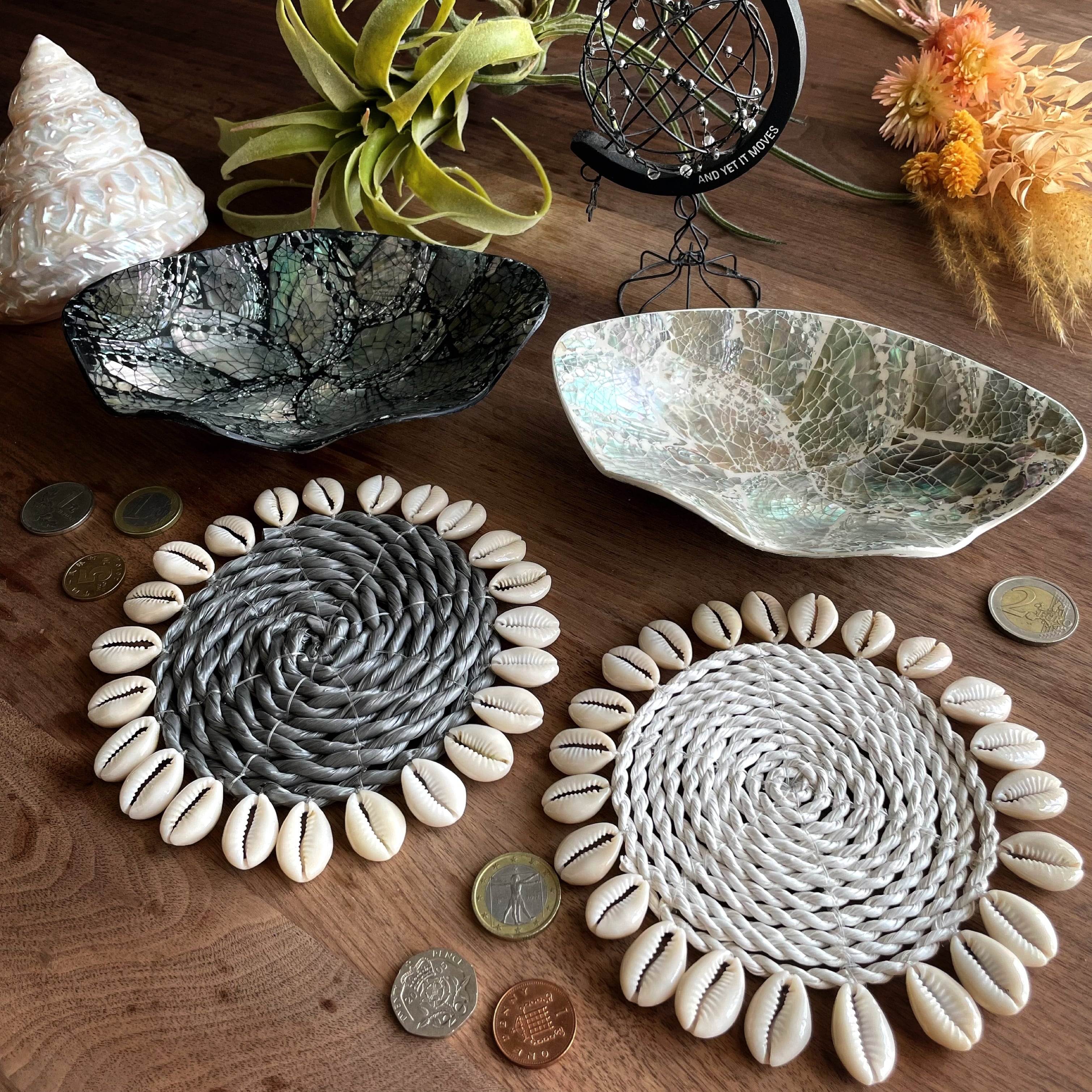 シェルフリンジコースター | のざき民芸