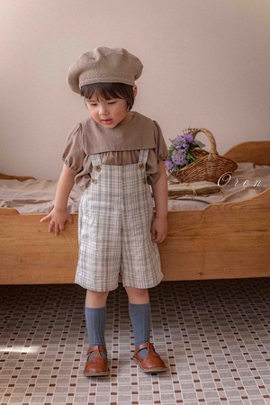[Oren] Blair Suspenders Pants Kids / [오렌] 블레어멜빵팬츠키즈