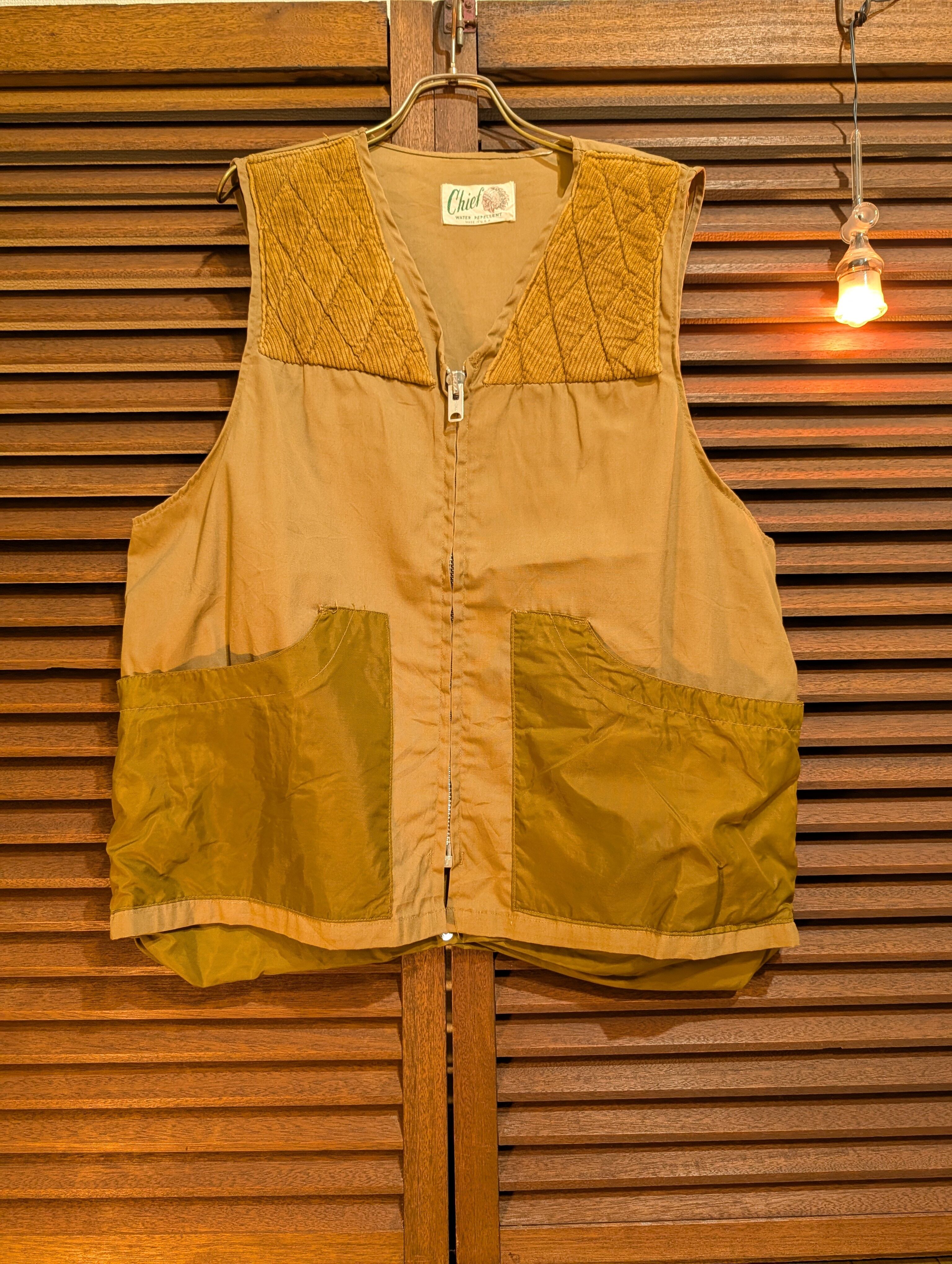 70s USA Chief Hunting Vest Alminium TALON Zip