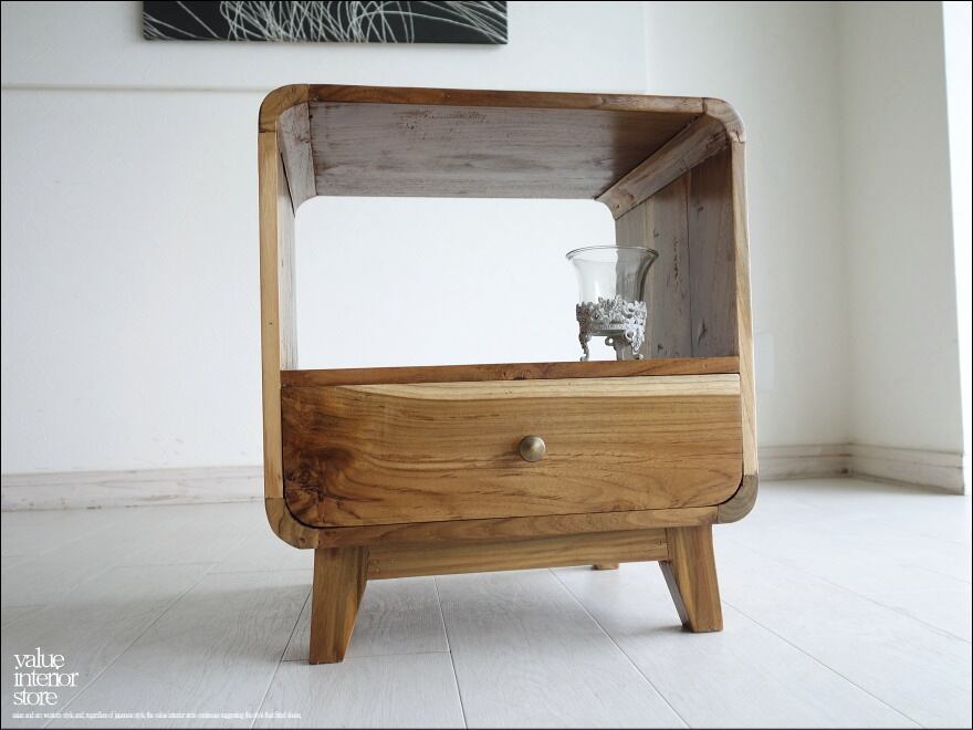 オールドチーク総無垢材 テレビ台OLD50 古材家具 テレビボード 無垢 シンプル レトロ ローボード 手作り ナチュラル 銘木 新品 送料無料