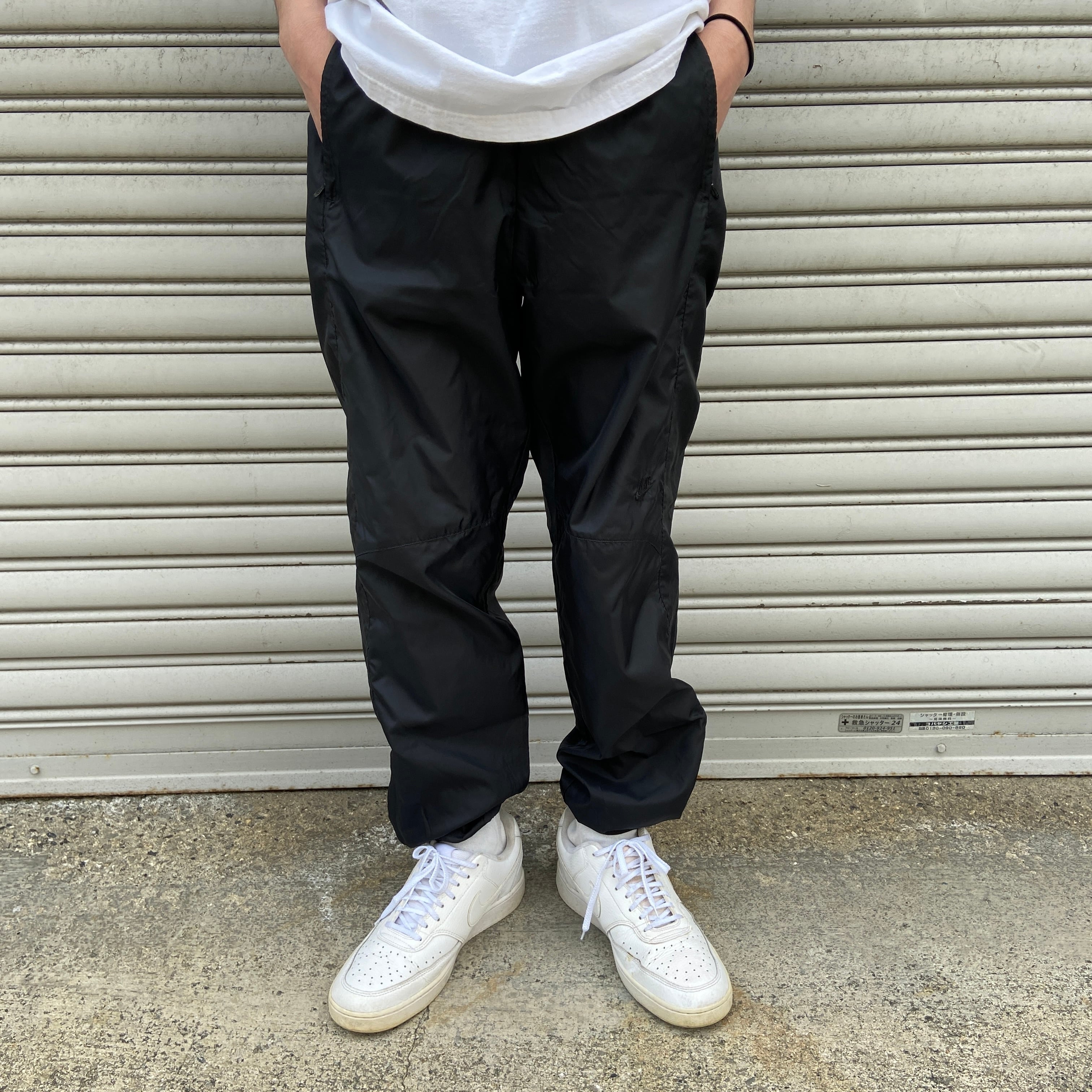 NIKE ナイキ ナイロントラックパンツ オールブラックカラー L NIKE ナイキ ナイロントラックパンツ オールブラックカラー L