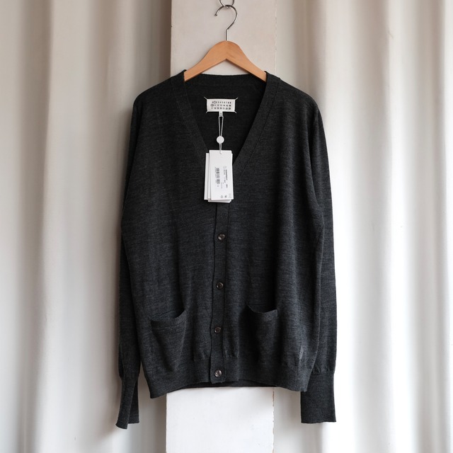 Maison Margiela 26ss ELBOW PATCH WOOL CARDIGAN