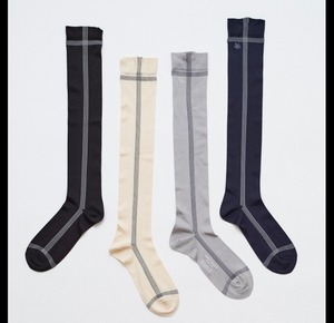 ANTIPAST 2024SS SIDE LINE SILK High Socks