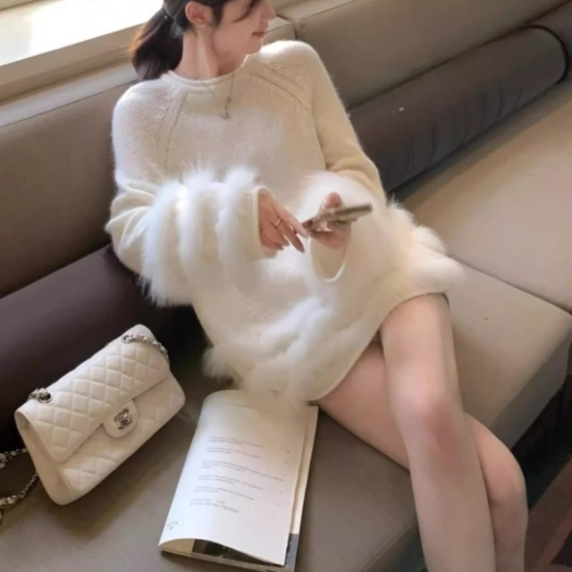 ファートリム ミッドレングス ニット2color W39