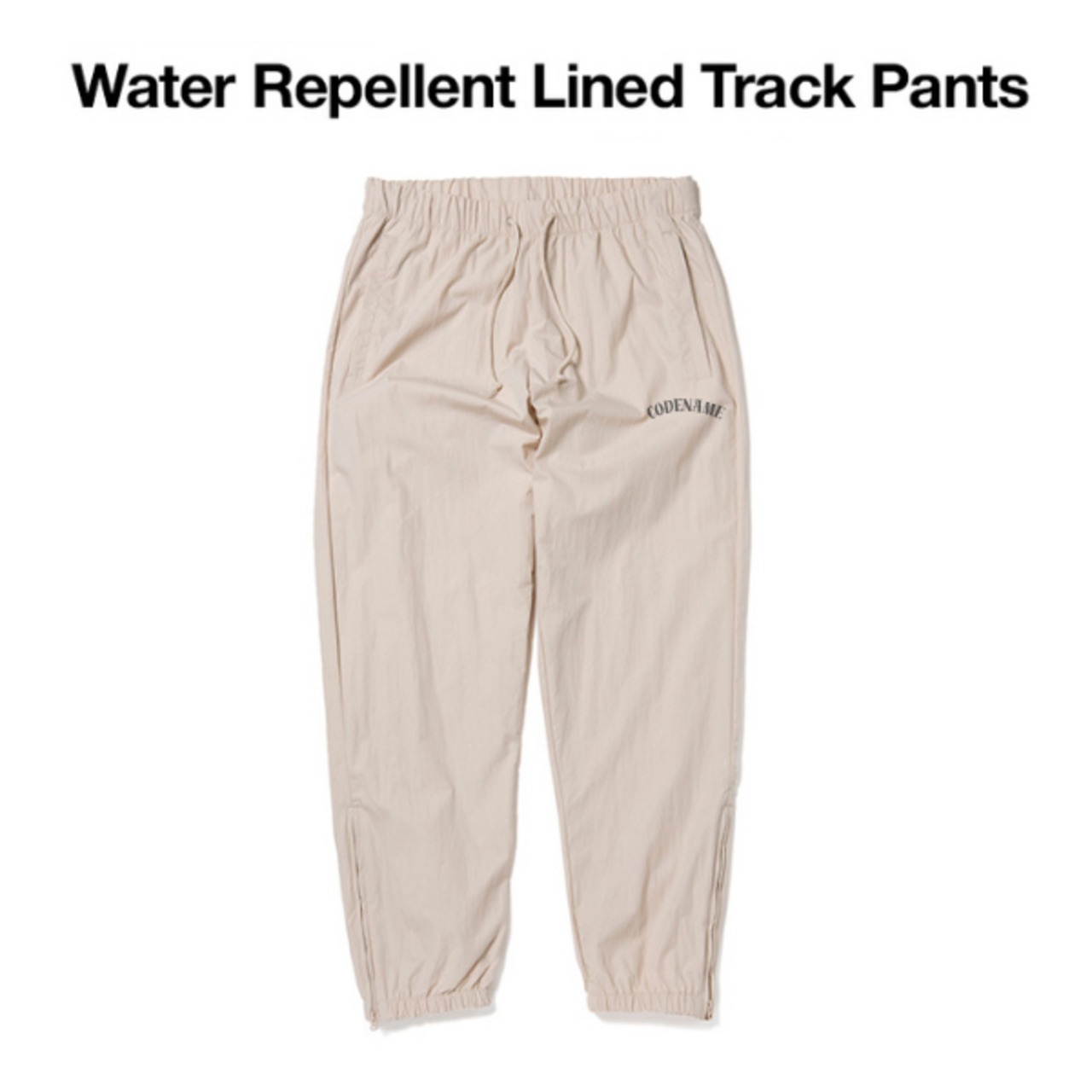 CODENAME "Arch Logo" Track Pants(Black/Cream) - 12