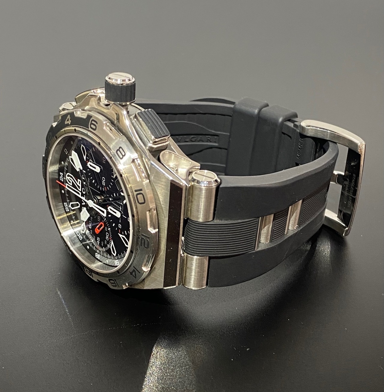 BVLGARI ブルガリ メンズ 腕時計 ディアゴノ DP45BSTVDCH/GMT