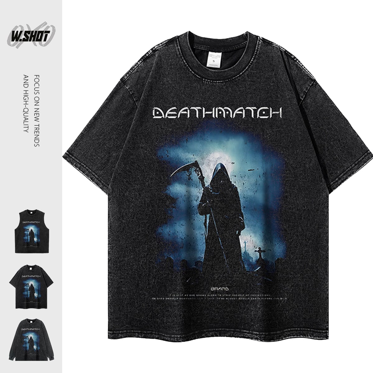 VINTAGE ストリート 死神 Tシャツ T873 | wshot VINTAGE ストリート 死神 Tシャツ T873 | wshot
