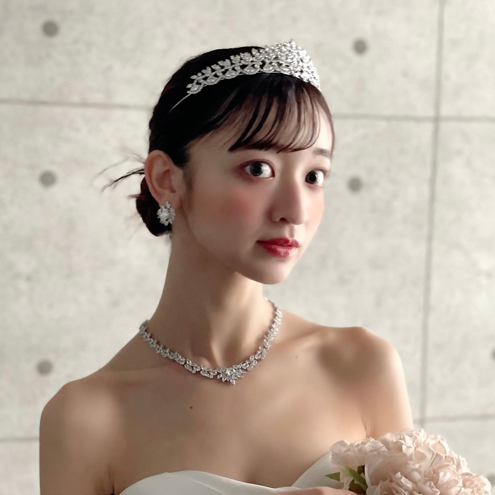 H-241 ウェディング アクセサリー【キュービックジルコニア H-241 ウェディング アクセサリー【キュービックジルコニア