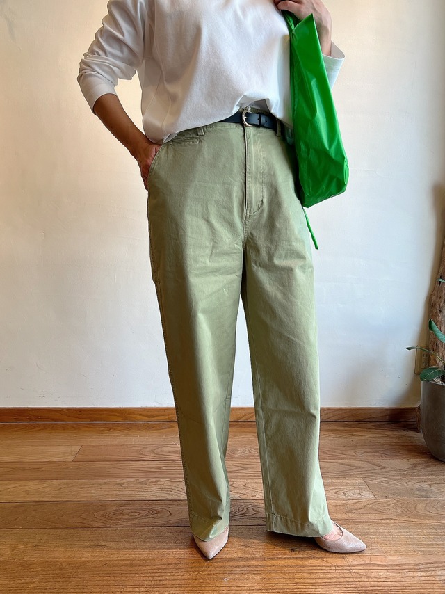 trois / チノバイオ セミワイドパンツ
