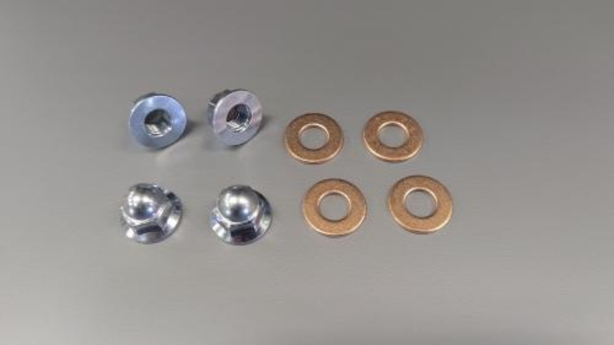 T-tech】NSR50/NSR80/NSR-mini/NS-1用シリンダーヘッドナットセット 