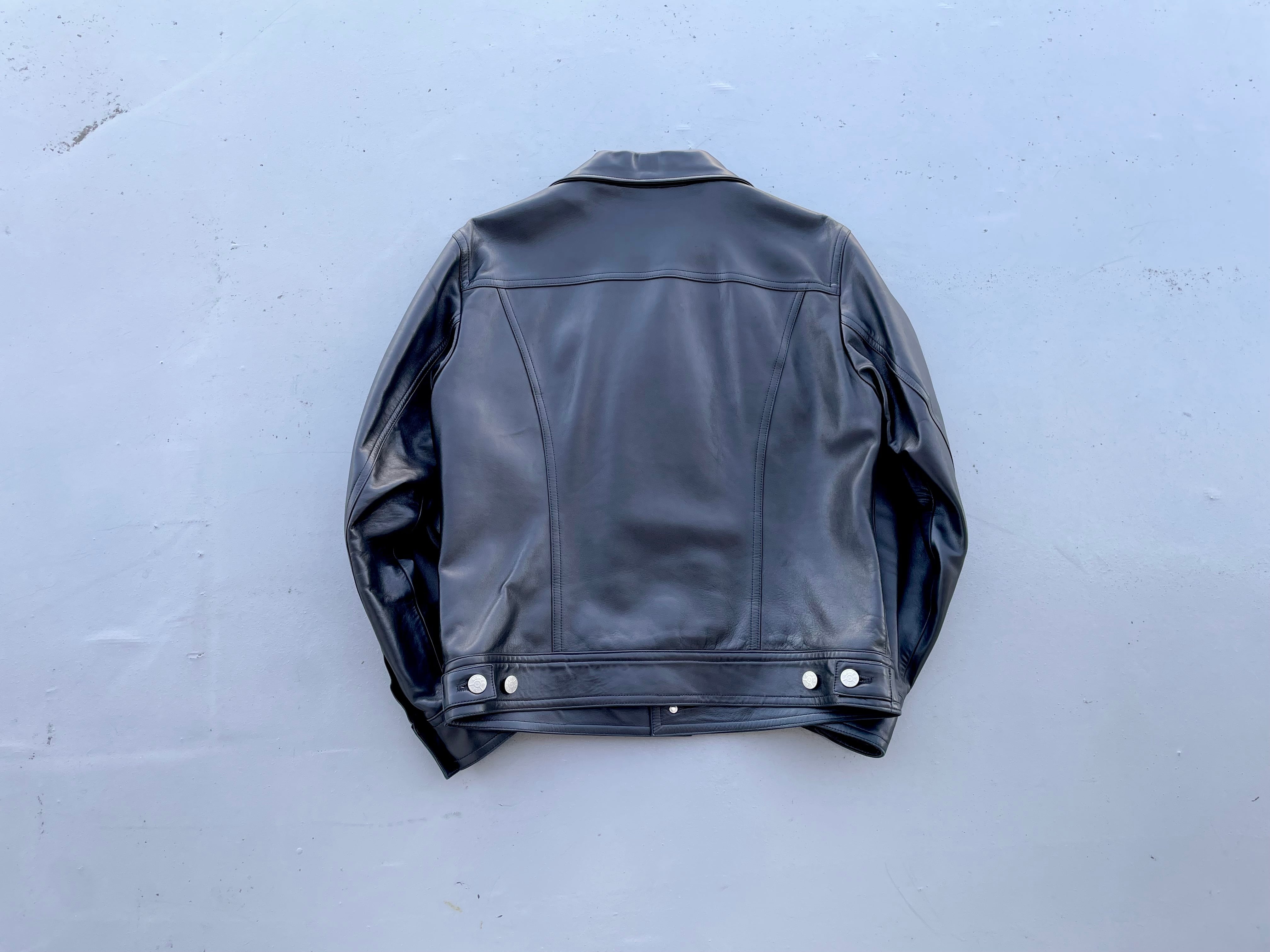 美品!希少 agnes b. homme 90s レザー トラッカージャケット 美品!希少 agnes b. homme 90s レザー トラッカージャケット - メルカリ