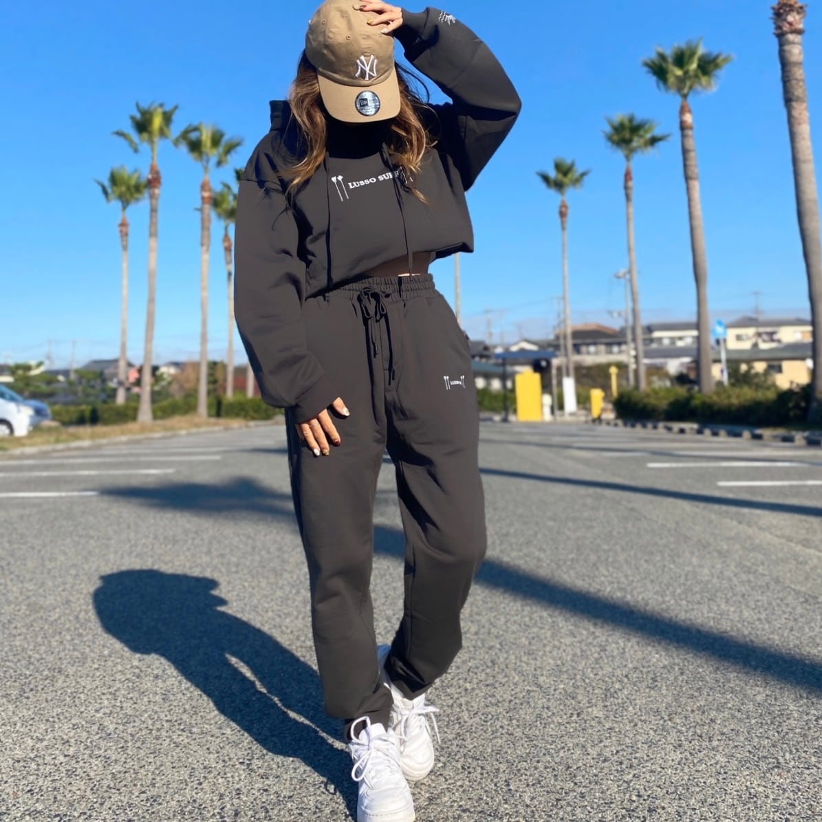 Palm Tree Logo Sweat Pants | LUSSO SURF