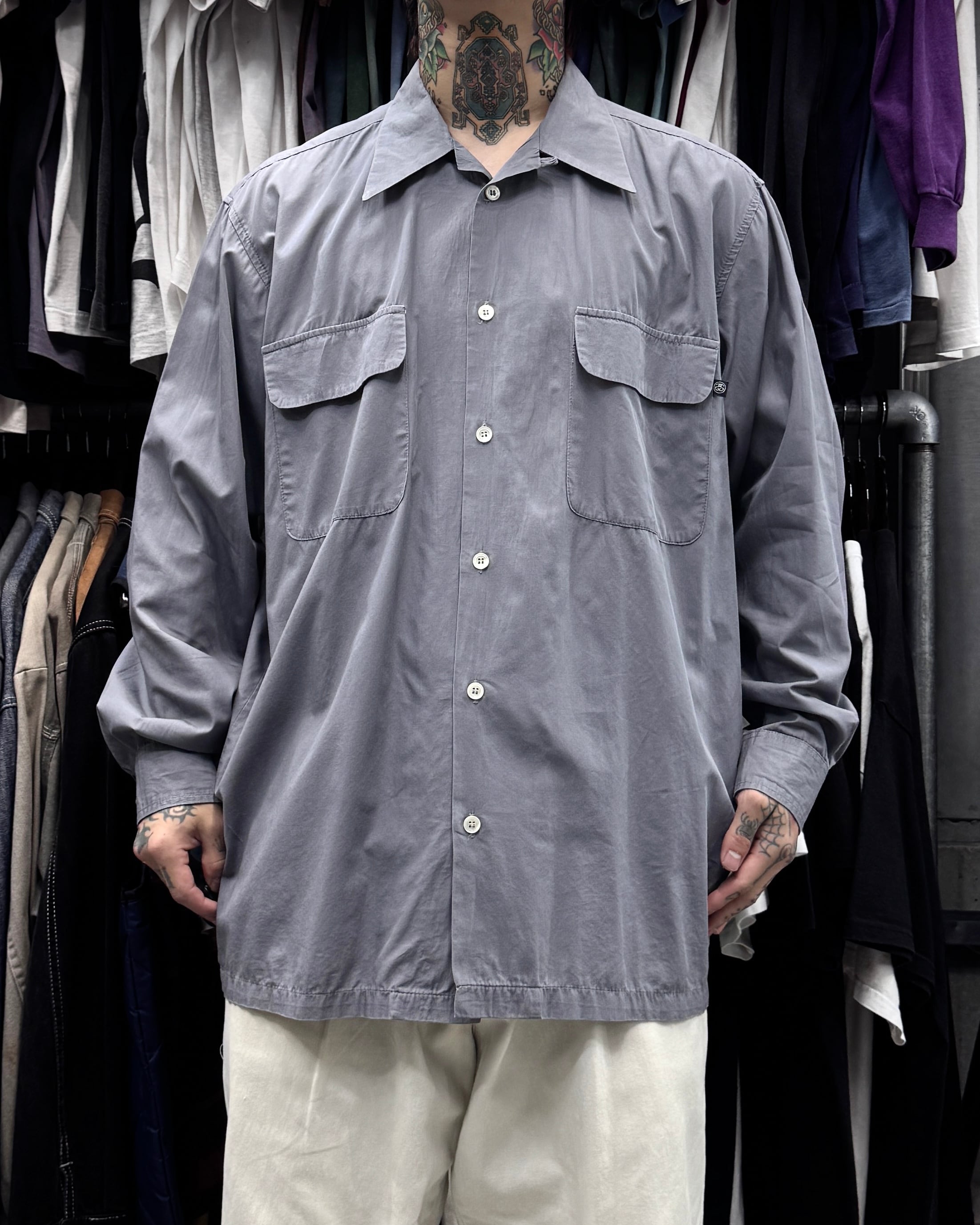 90's old stussy Design Jacket “白タグ” “stussy outer gear”【高円寺