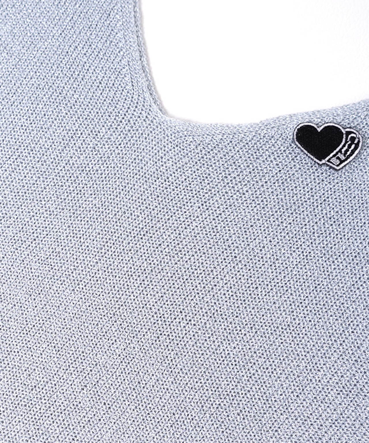 【直営限定ITEM】Wハートパッチラメキャミソール (GRAY) CQ-46122H