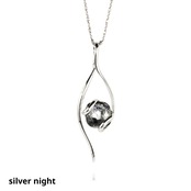 RIFLESSI  *silver night*  -pendente-