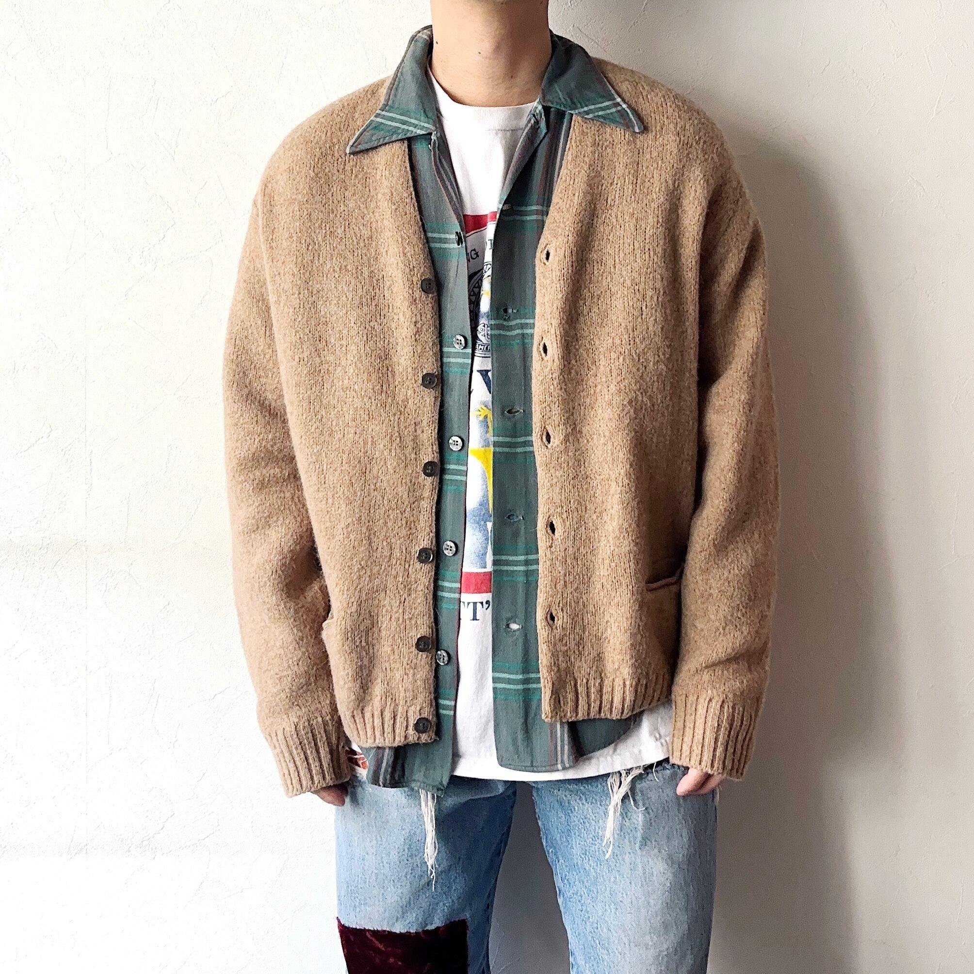 【きむた】60s Mcgregor mohair cardigan 60s McGREGOR Powder Snow Mohair Cardigan （L） | Wonder Wear