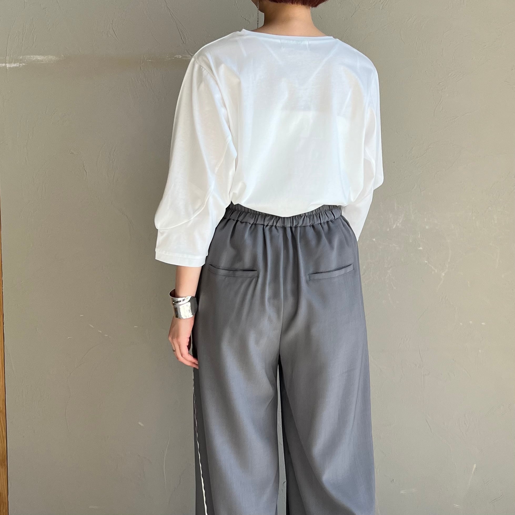 CYAN TOKYO 】スパイラルライン2タックワイドパンツ | valance 福井