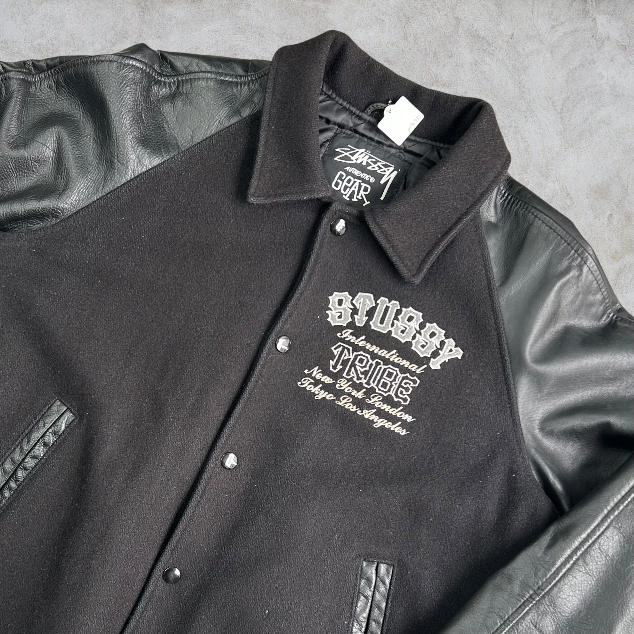 Special‼︎】 00's old stussy Varsity Jacket “25th Anniversary