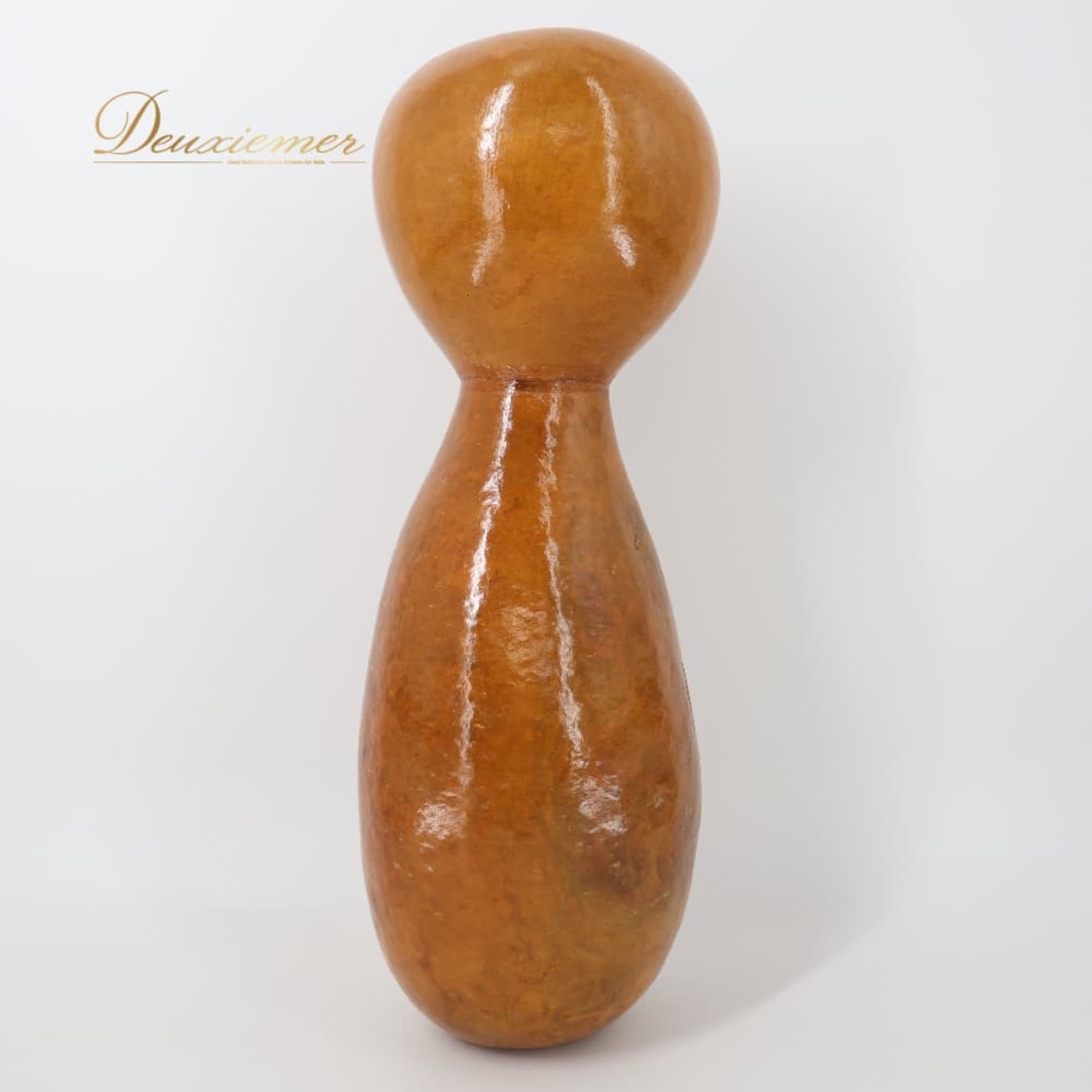 フラダンス 小物 イプヘケ 約56cm ブラウン系 イプ ひょうたん 楽器 小物 小道具 茶 黄 明るい 光沢 艶 タヒチアン タヒチ 練習 レッスン 舞台 ステージ イベント 音楽 ハワイアン アロハ ダンス小物 ハイビスカス柄 花柄 イエロー系