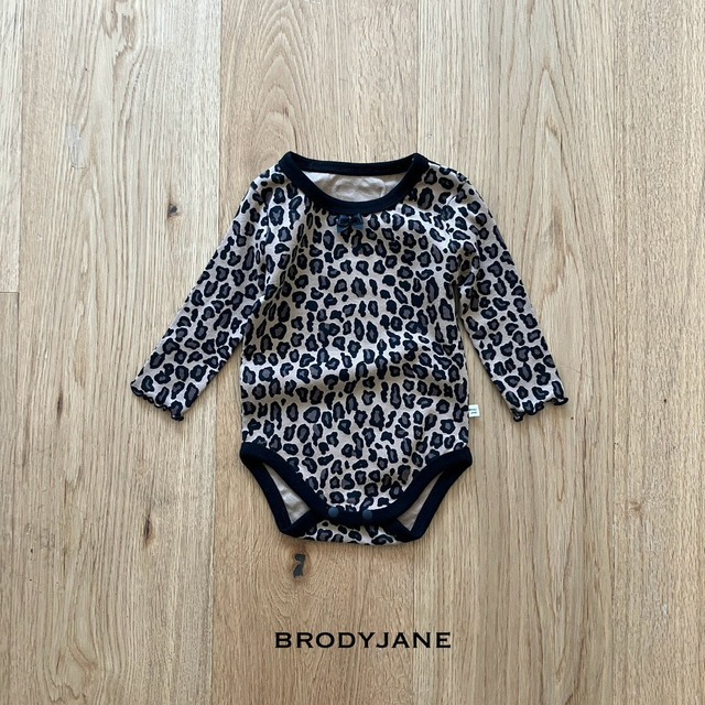 【取寄】brodyjane|camel leo bodysuit|キャメルレオボディスーツ|S-M|baby|26 autumn