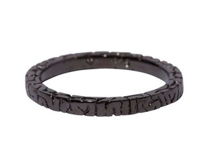 【...TABOO】Square Brain-Ring（S）Black-Coating