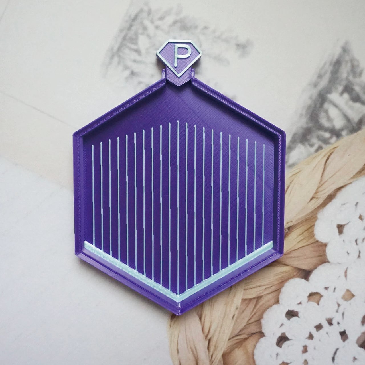 【リンドウ】2色ハニカムトレイ