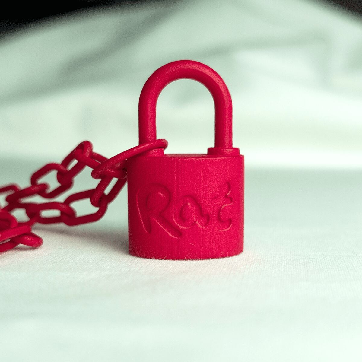 Padlock Necklace Red 南京錠ネックレス レッド Rathearts Padlock Necklace Red 南京錠ネックレス レッド Rathearts