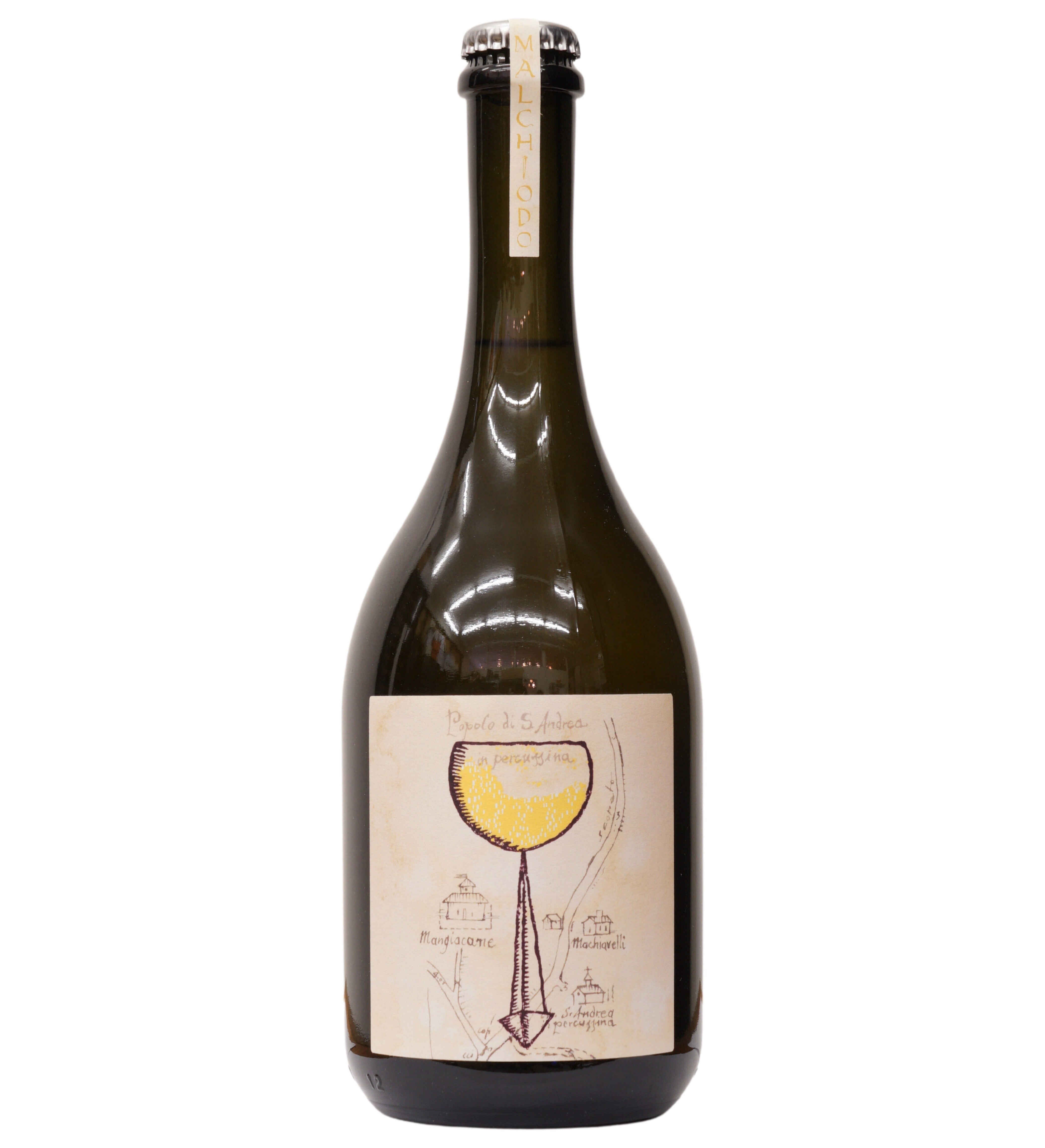 【 亜硫酸無添加 微発泡 60本限定 】 マンジャカーネ マルキオード ビアンコ フリザンテ 微発泡 2022 ペットナット Mangiacane Malchiodo Bianco