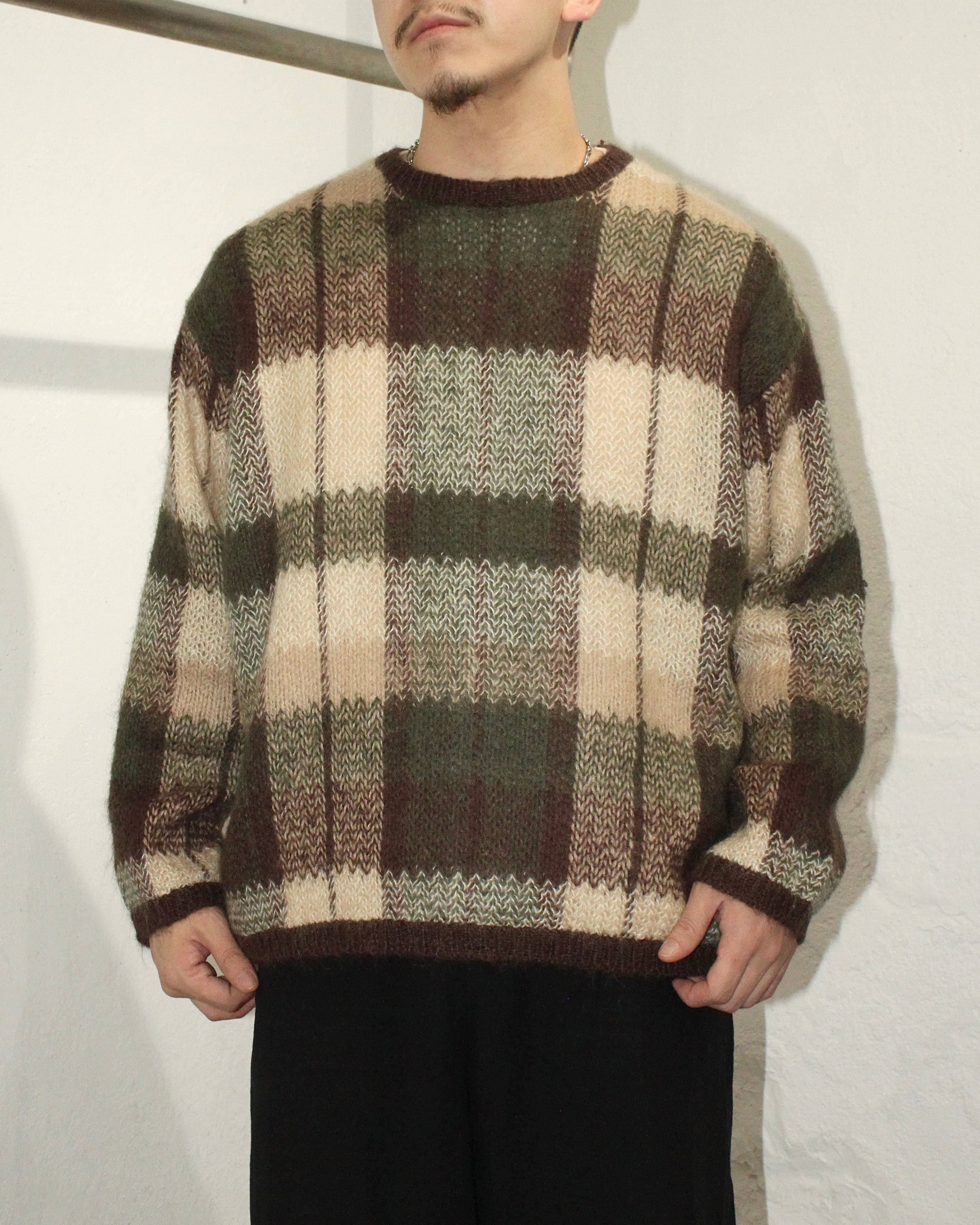 トップス 90s Eddie Bauer cotton border knit 90s Eddie Bauer Border Cotton Knit | VOLAR