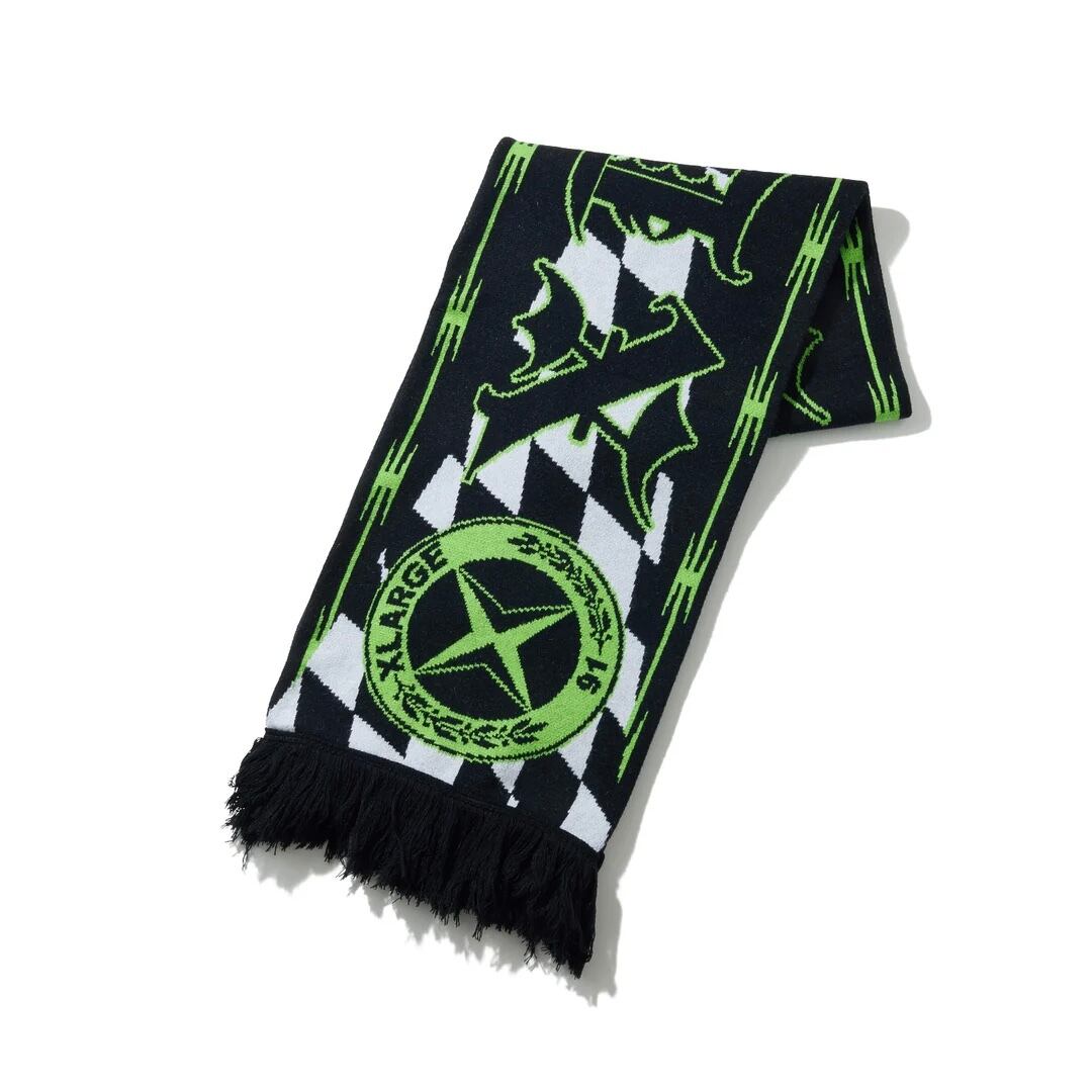 【XLARGE】XLARGE JACQUARD SCARF【エクストララージ】
