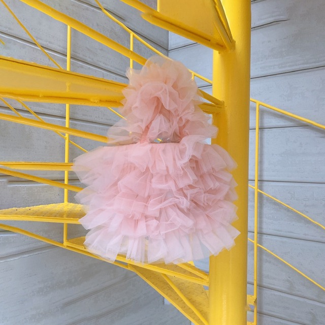 【 burself 】Small Tulle Tote / PINK
