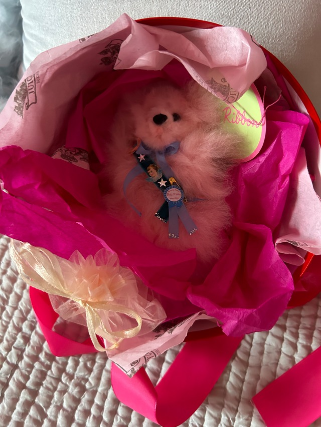 ベビーアルパカベア ピンク(キーホルダー)　（240913）