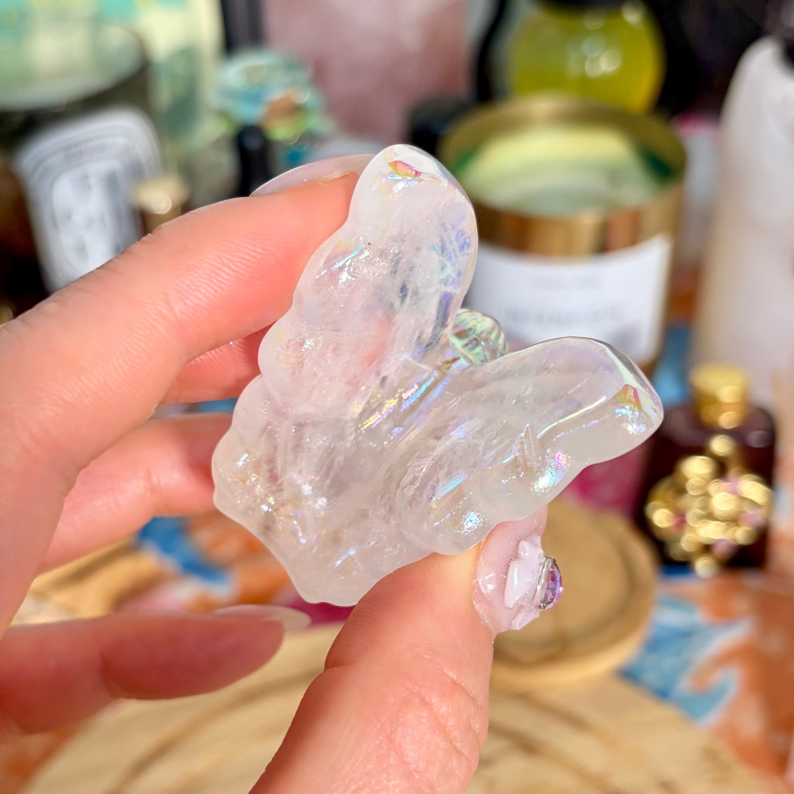 魔女の祭壇】フェアリー・オーラクリスタル（水晶）A | クリスタルと