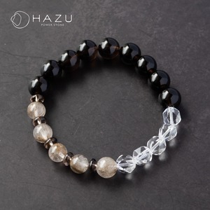 身を守り、道を開く［シルバールチルクォーツ／モリオン／水晶／スモーキークォーツ］