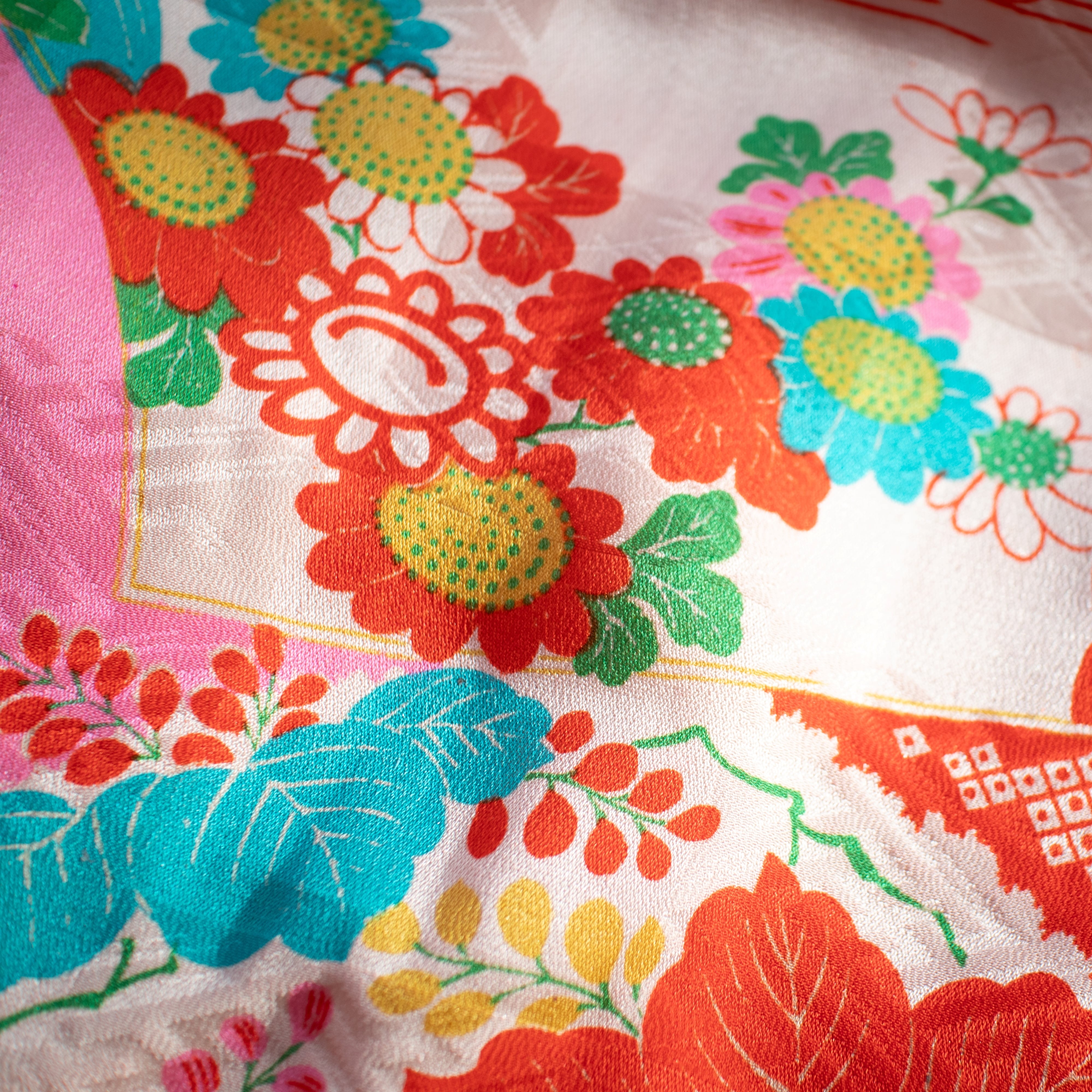 女の子被布style『花重ね』/SS3014 (対応身長目安 85㎝~93cm)