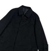 カシミヤ100% EQUES エクエス ステンカラーコート L/グレー ダークグレー メンズ