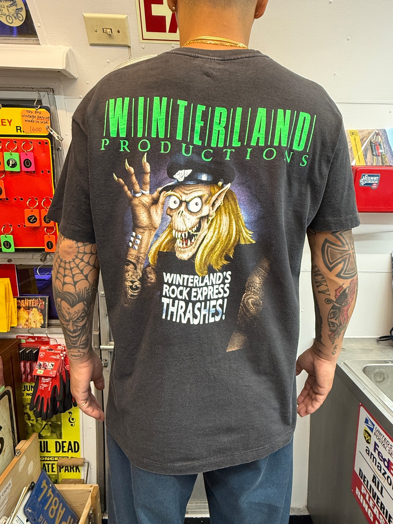 90s Foundations Forum '90 Winterland Rock Express / Hanes made in usa・画像11