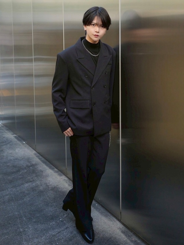 【ALUDE SELECT】 black leather pants