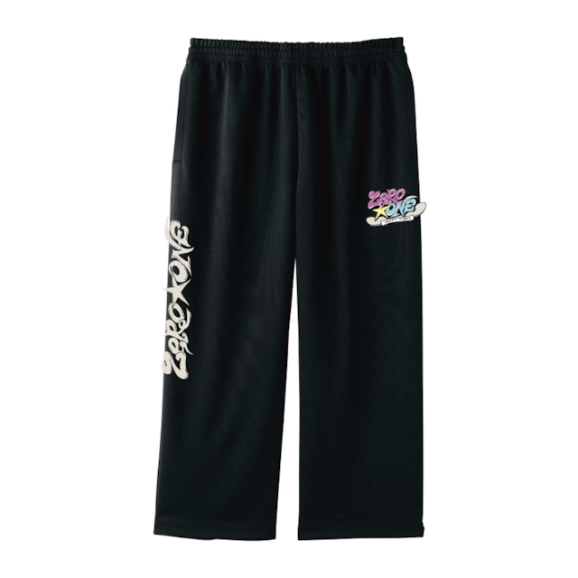 zero☆one 「Graffiti Logo 23」1st Layer Pants / BLACK