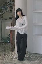 DU260704 Sheer Mohair Button Knit【一部予約商品10月中旬】
