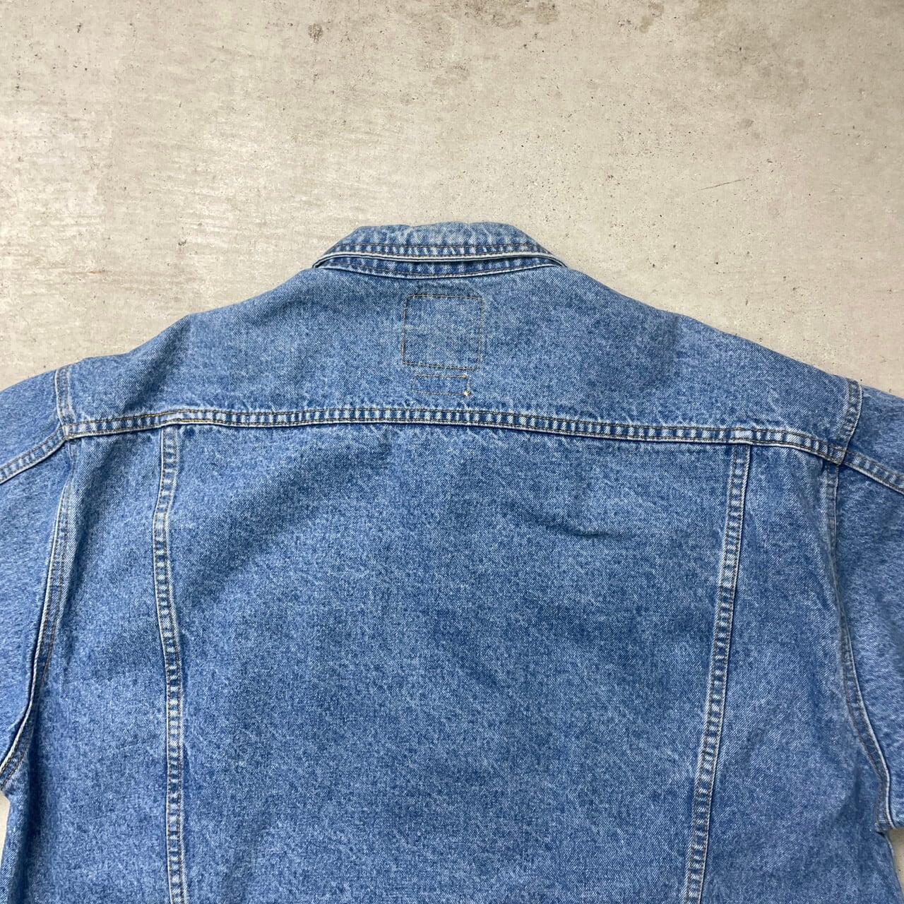 90年代 Lee SPORT リー スポーツ デニムジャケット 刺繍 メンズ2XL  