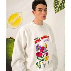 [MAINBOOTH] Pure Nature Sweatshirt(VANILLA WHITE) 正規品 韓国ブランド 韓国通販 韓国代行 韓国ファッション トレーナー