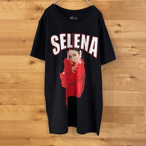 【SELENA】セレーナ 音楽Tシャツ フォトプリント アーチロゴ M us古着