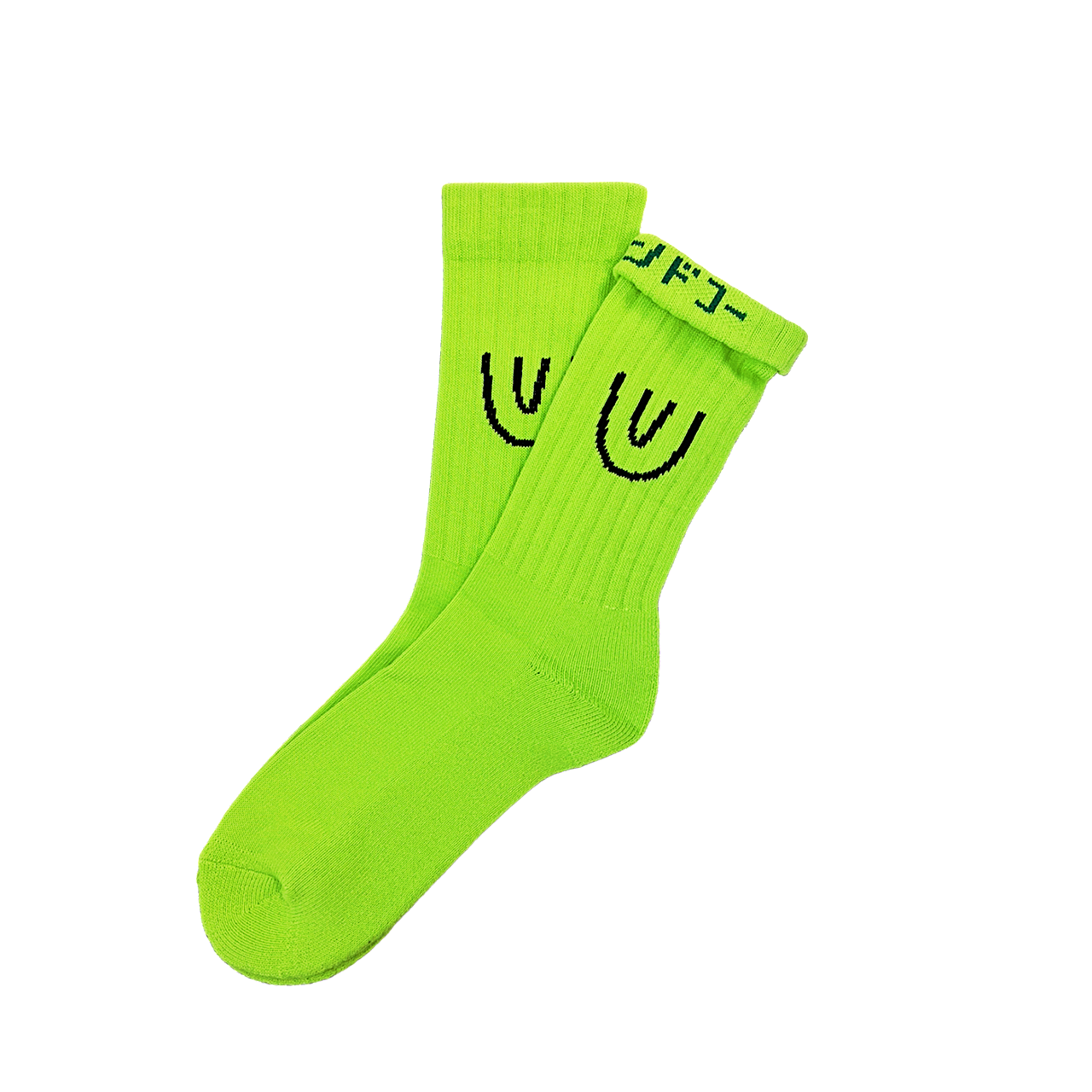<NEW> "Symbol -brilliant lime- " Socks
