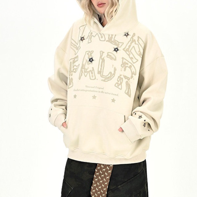 star point logo hoodie　スターポイントロゴフーディー　J1691