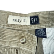 【GAP】ギャップ "easy fit" 2タック コーデュロイパンツ