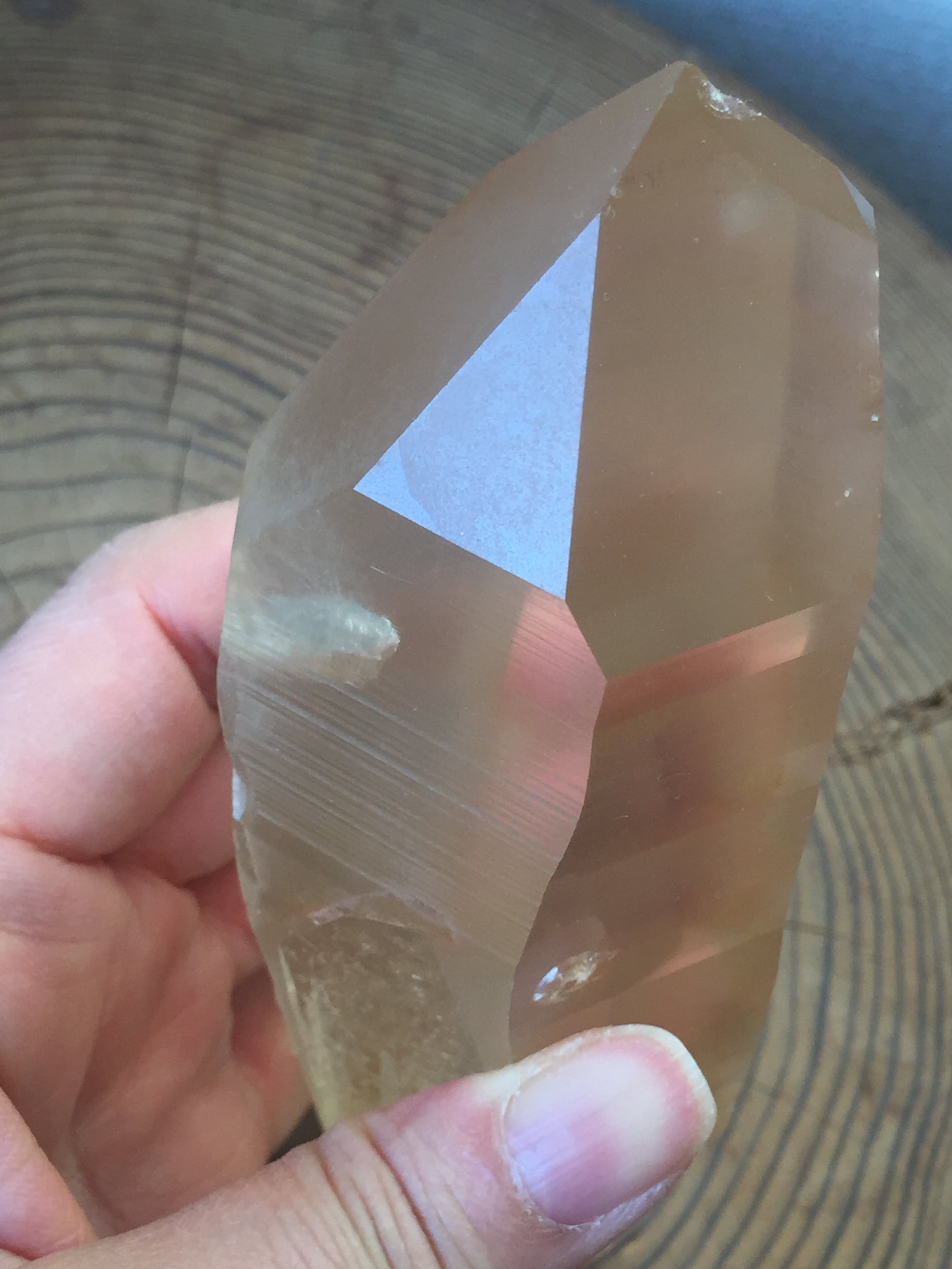 女神降臨】【ウォークイン】 貫入水晶 ダウ タンジェリンレムリアン