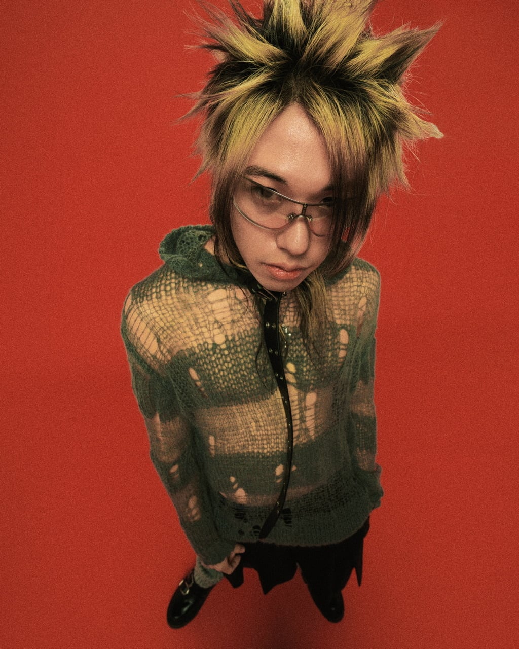 吊りリボンスカート BLACK 002 | HEIHEI