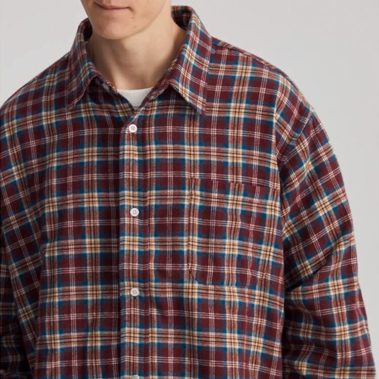 ★BASIC FLANNEL PLAID SHIRT　　　A0684