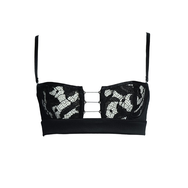 surface barbell lace bralette
